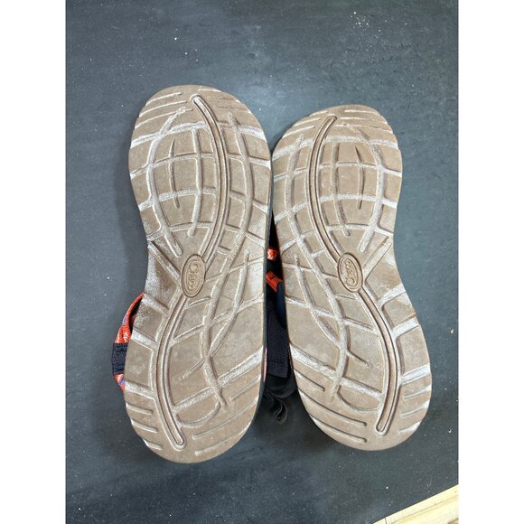 Chaco Womens Z/Cloud Sandals Size 11 Red & Blue Adjustable Straps Outdoor - Picture 9 of 9